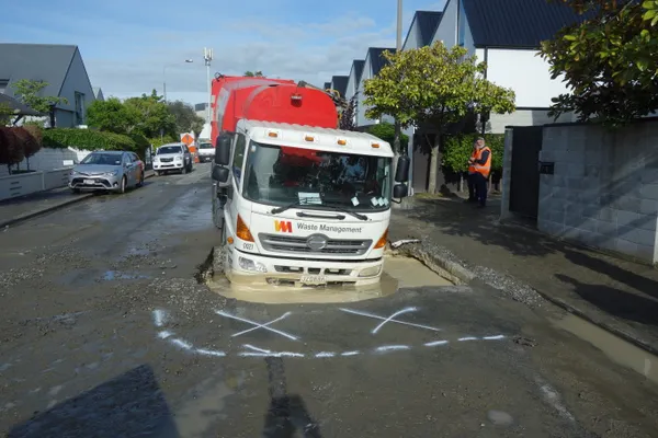 South St. Louis Water Main Break Triggers Pavement Collapse, Road Closures and Ongoing Utility Repair Work